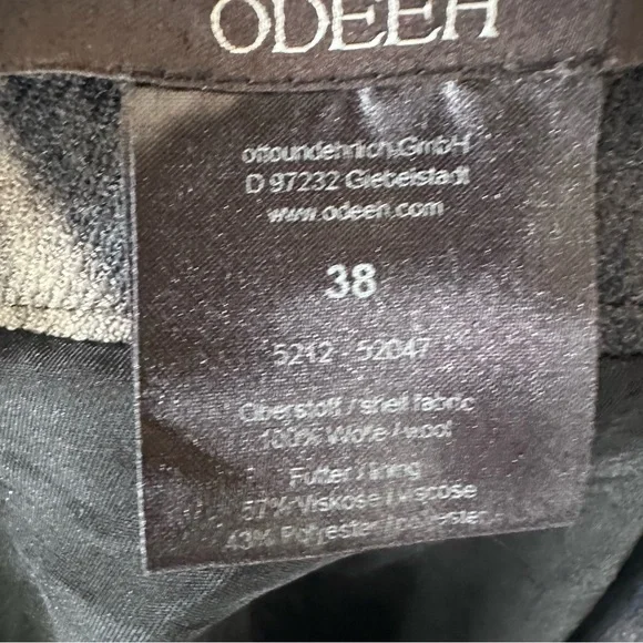 Odeeh Abstract Print A-Line Skirt Size 38 (US Medium) Made in Germany - Picture 7 of 8